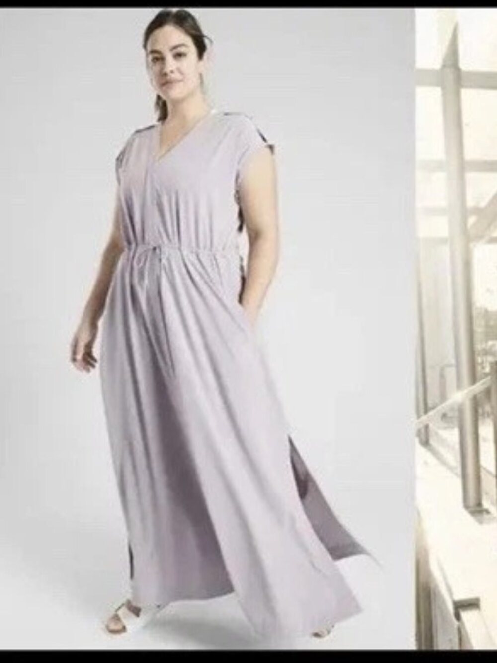 Athleta Mara Maxi Dress in Lavender Purple. Size XL